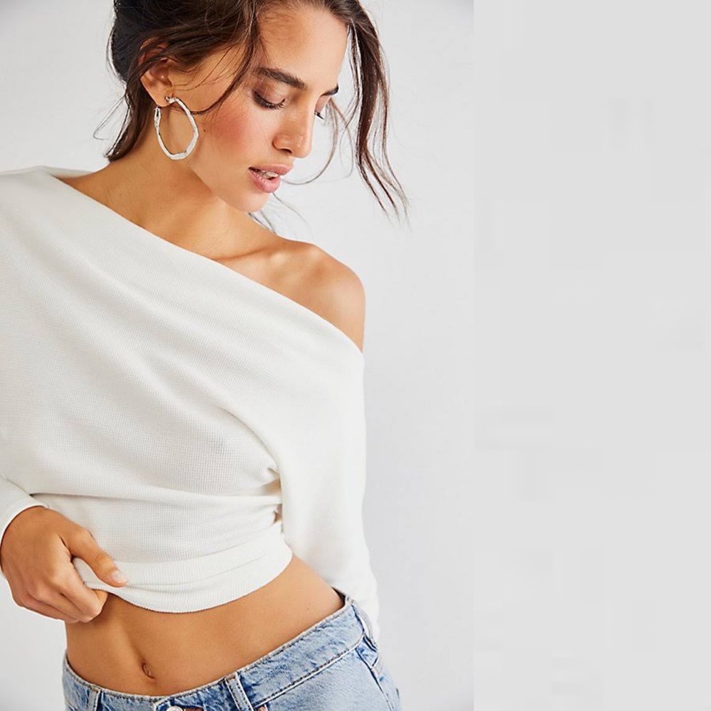 White Off The Shoulder Top